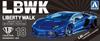 Aoshima Bunka Kyozai Liberty Walk 18 LB Works Lamborghini Aventador 2 Plastic Plastic Model Kit (AOSHIMA) 1/24 No. Ver. Pre-Colored