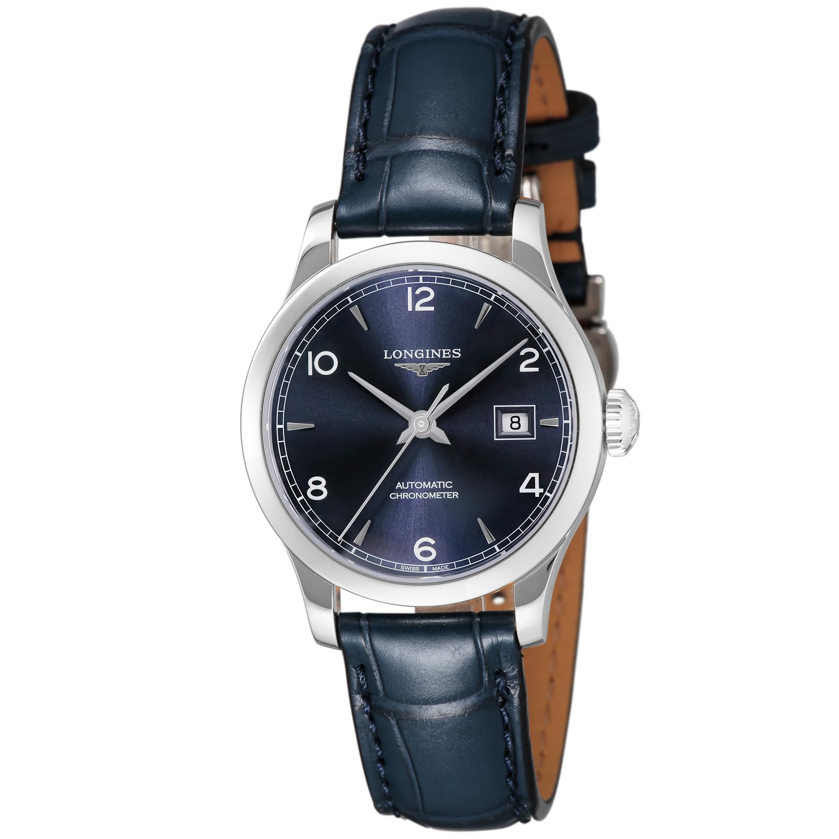 

Wristwatch RECORD Automatic Winding 3 ATM Water Resistant Sapphire Glass Blue Dial Stainless Steel Blue [Longines] Women s L2.321.4.96.4 [Used] синій