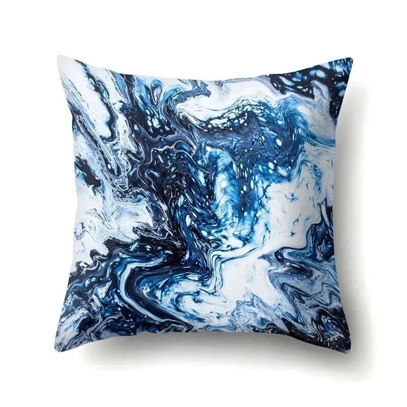 Nordic Fashion Abstract Marble Stripe Print Pillowcase Home Decoration Living Room Sofa Cushion Cover Bedroom Room Decoration