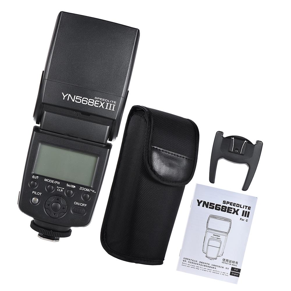 YN568EX III Wireless TTL Master Slave Flash Speedlite GN58 1 8000s High Speed Sync Supports USB Firmware Upgrade