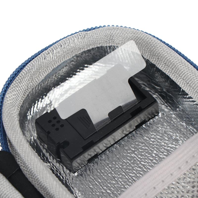 Insulin Medication Travel Cooler with Two Ice Packs for Safe and Efficient Temperature Maintenance