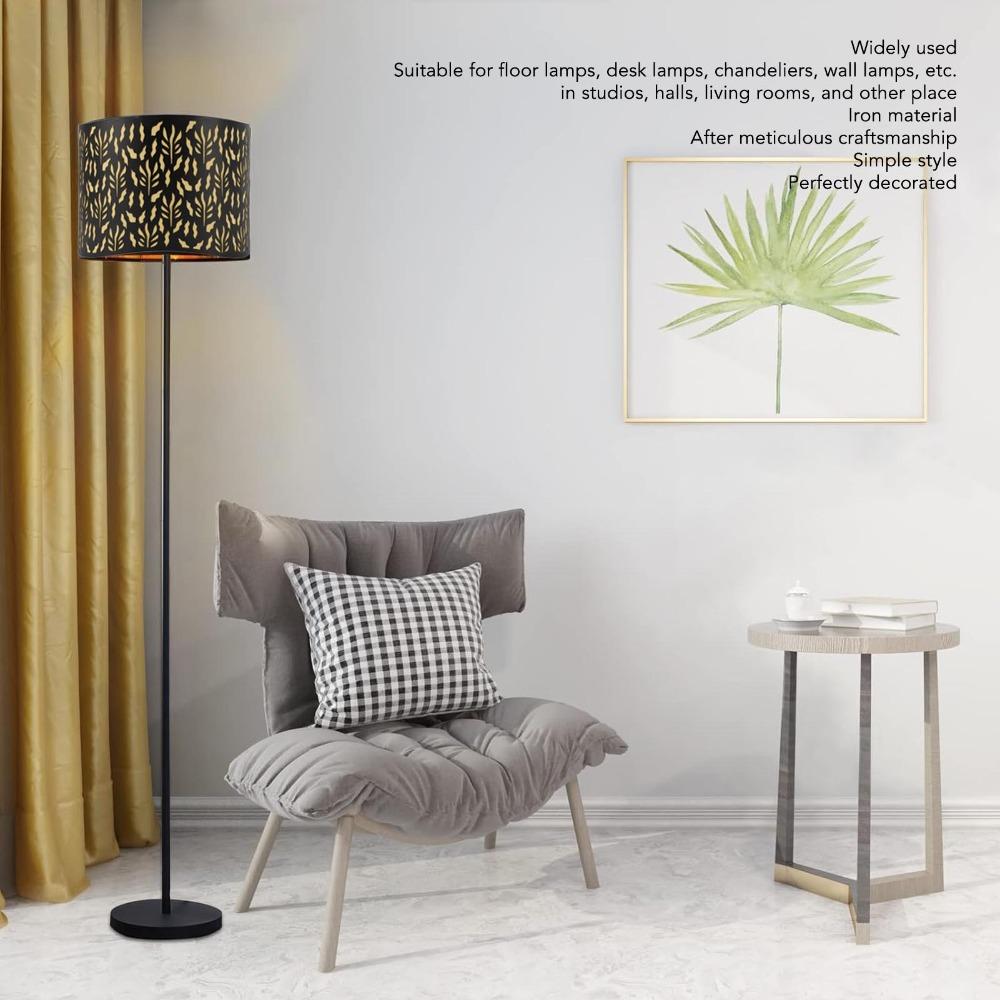 Iron Lampshade Geometric Pattern Small Lamp Shades Modern Chandelier Lamp Shades Bedroom