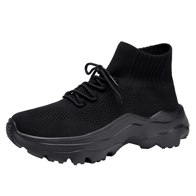 2025 Fashion Women's Sports Shoes Lace Up Socks Shoes Platform Sneakers Casual Shoes zapatillas deportivas mujer Plus Size 35-46