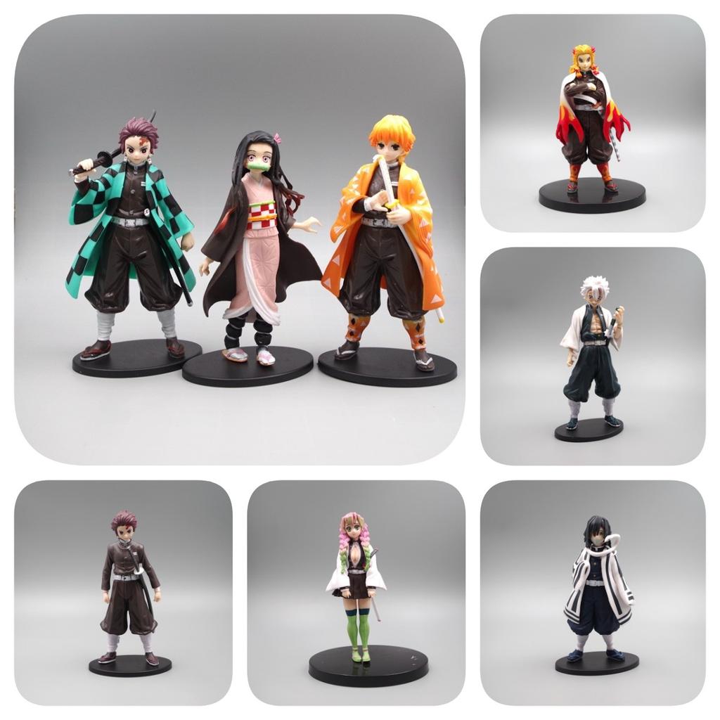 Figurine articulée Slayer Demon Mitsuri Muichiro Tengen Kyojuro Obanai Sanemi Kanao