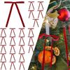 24Pcs Cable Tie Christmas Tree Bows Velvet Material Christmas Gift Bow Tie  Tree Wreaths