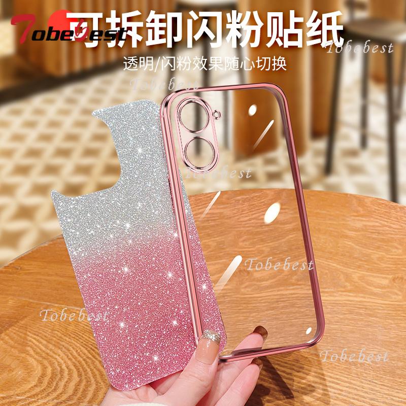 Pentru OPPO Realme 10 11 12 13 14 Pro Plus Husă Silicon Moale Sclipici Strălucitor Acoperire Placată