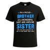 Ich bin ein stolzer Bruder eines wundervollen T-Shirts lustig für Herren Neuheit Witz T-Shirt Top