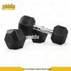 Rubber-Coated Hex Dumbbell Set with Rack