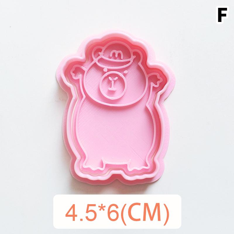 Tegneserie Capybara Formet Kakeutstikker Søtt Dyr Fondant Kjeksform Kakedekorasjonsverktøy Bakeutstyr Kjøkkenredskap