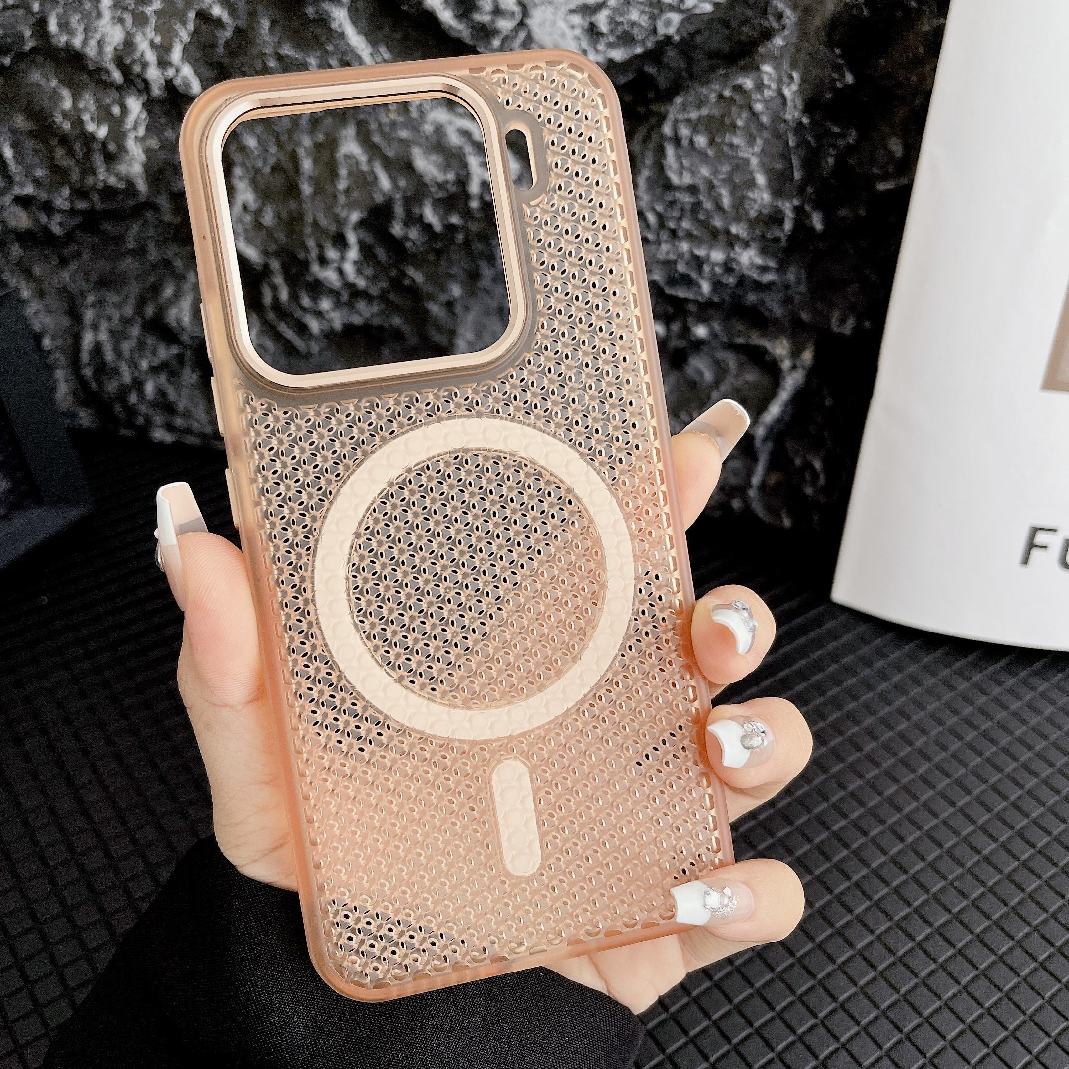 

Cooling Case For Xiaomi 14 Pro 15 Ultra Matte Cover Magnetic Heat Dissipation Shockproof For Her Woman Girls Wife xiaomi 15 золотий