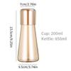 750/850ml Clear Bedside Water Carafe Set with Tumbler Glass for Bedroom Nightstand, Night Water Carafe with Glass, with Cup Set