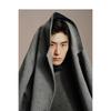 PEACEBIRD Men's Double-Sided Wool Blend Long Overcoat