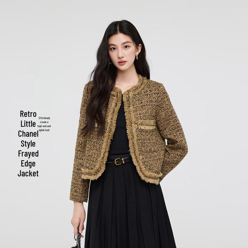 

Короткий твидовый жакет в французском стиле FivePlus L