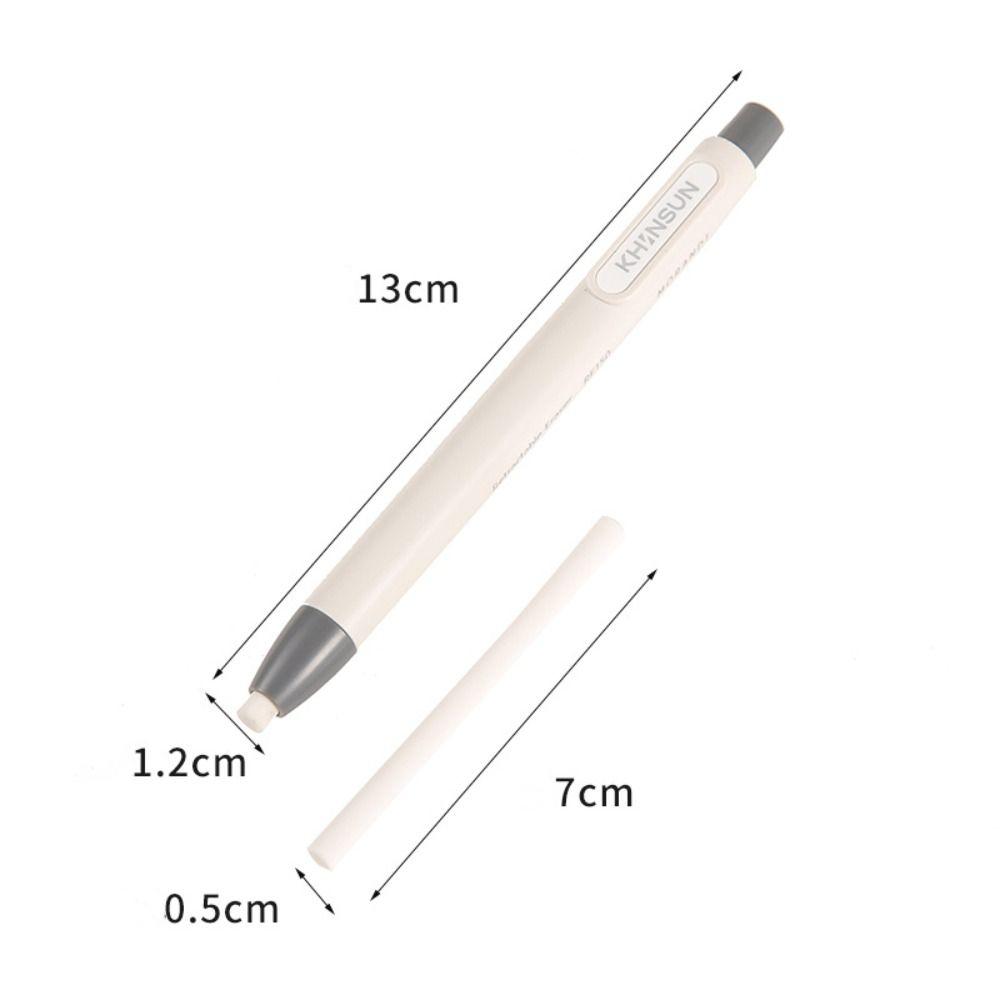 Pen Style Retractable Eraser Writing Pencil Rubber New Design Press Pencil Eraser  Student