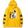 Oma Riman College Cartoon Printed Casual Hooded Sweater