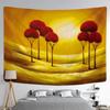 Van Gogh Oil Painting Wall Tapestry Multi Pattern Soft Background Home Decor Multi Size Wall Hanging Aesthetic