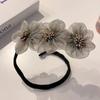 Chiffon Flower Hairbands Sweet Hair Headwear Women Braided Hair Device Hair Accessories Diy Hair Styling Tool