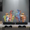 Colorful Prosperity Horse Figurine: Elegant Decor for Office, Living Room, or Hallway - Ideal Housewarming or Opening Gift