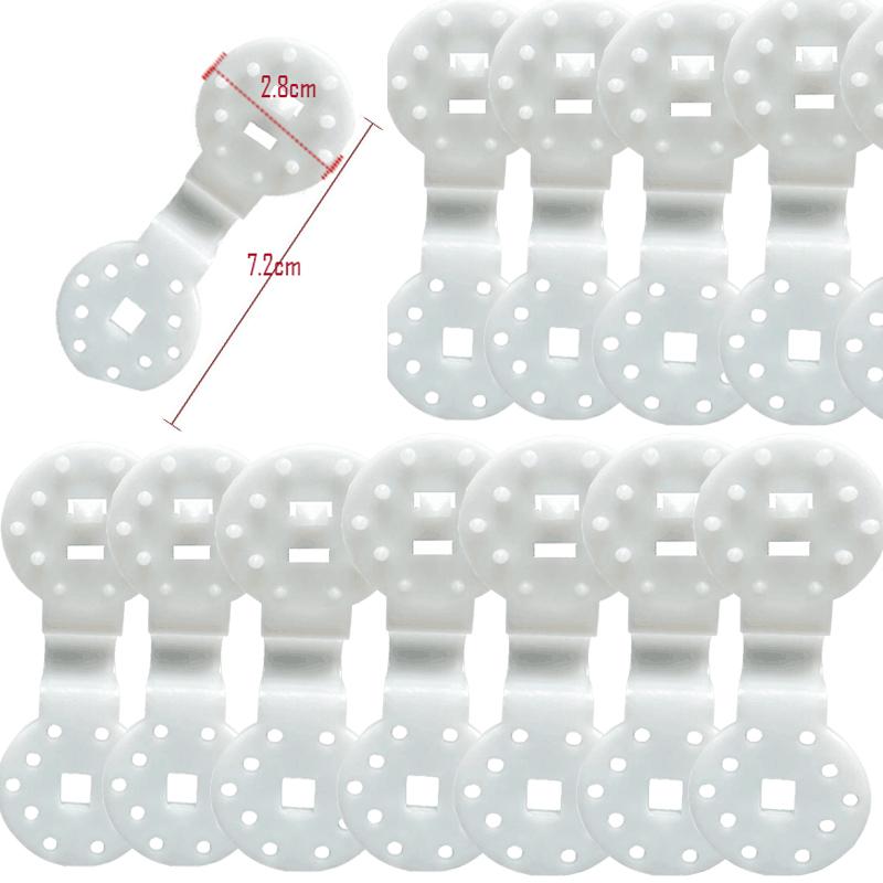 10-100pcs Sun Shade Net Clip Sunshade Net Fixing Clip Greenhouse Shade Cloth Fabric Fix Clamp Plastic Grommet Fence Netting Hook