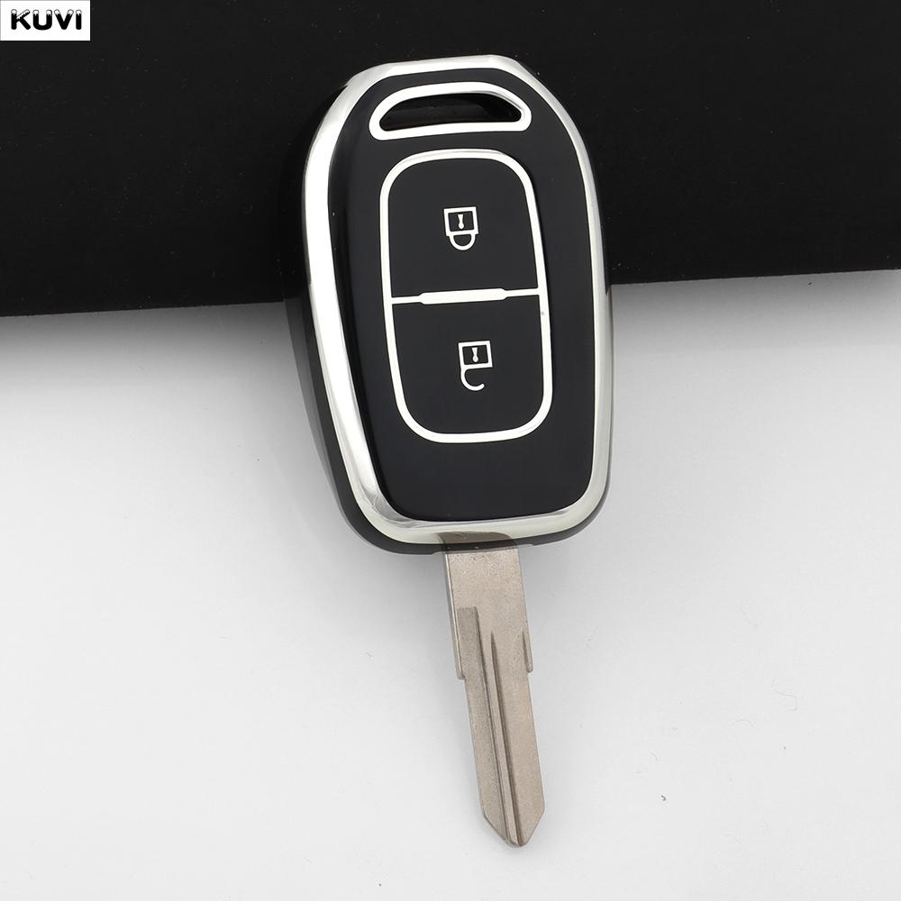 

Tpu Car Key Case Cover Shell For Renault Duster Dokker Logan Stepway Clio 5 Ss2 For Dacia Sandero Stepway Logan Keychain Fob