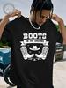 Casual Boots On the Ground Graphic Tshirt - Lightweight C...