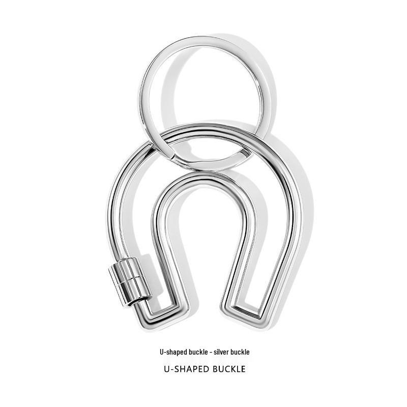 H Family Lindy & Evelyn Bolide Shoulder Strap with Horse Head Buckle, Adjustable Bag Pendant, and Keychain