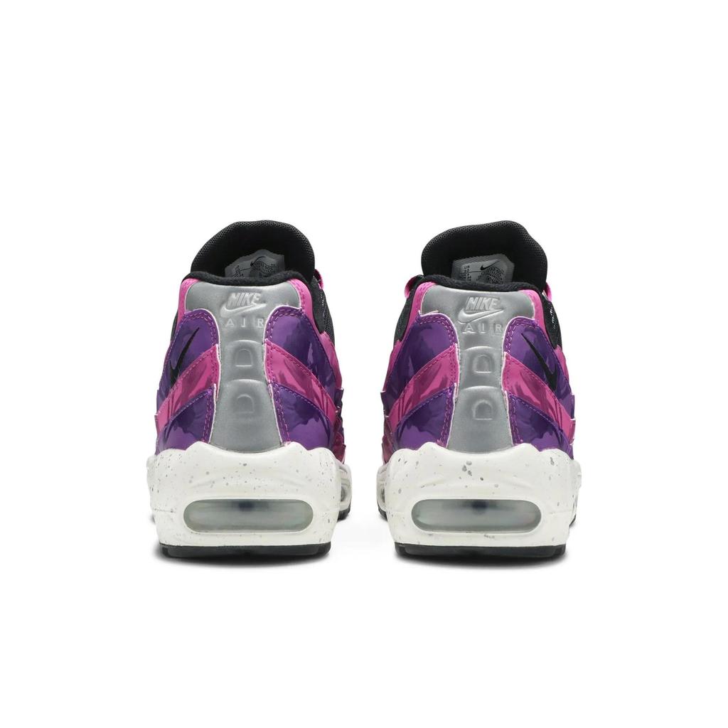 Nike Air Max 95 Premium 'Flame Powder' (Unisex) Flame Powder / Metallic Silver / Bright Purple / Sail Running Shoes CV0032 605