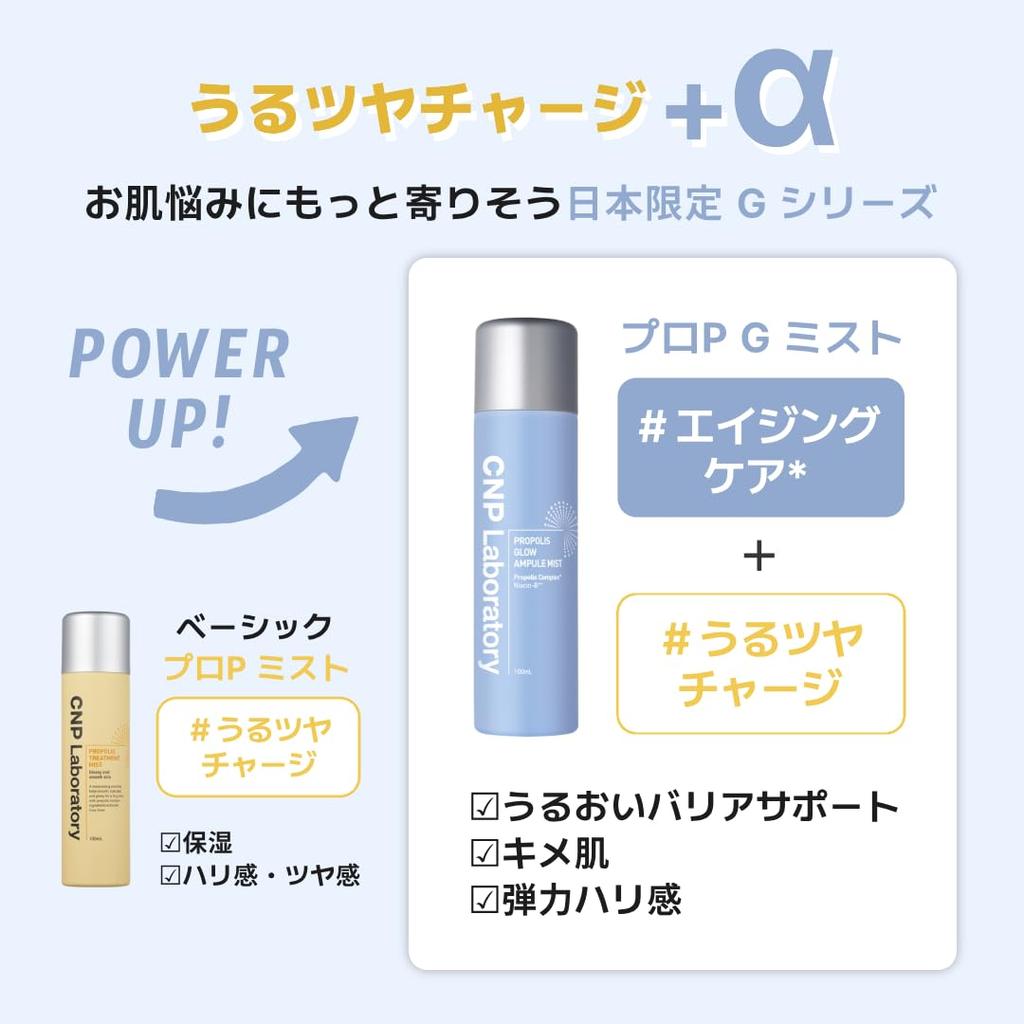 CNP Laboratory Pro P G Mist Spray Feuchtigkeitsspray für trockene koreanische Haut 100ml Lotion, Festigkeit, Glanz, Anti-Aging-Pflege, Haut, Propolis, Niacinamid,