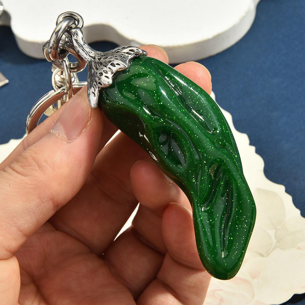 Small Kitchen Vegetable Pendant With Resin Material For Fashion Accessories