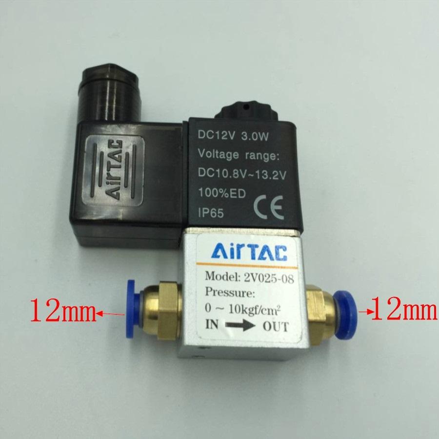 

Пневматичний Електричний Соленоїдний Клапан 12В 24В 220В Вольт 2 Позиції 2 Порти Нормально Закритий Повітряний Магнітний Клапан 6мм 8мм Шлангове З єднання DC12V