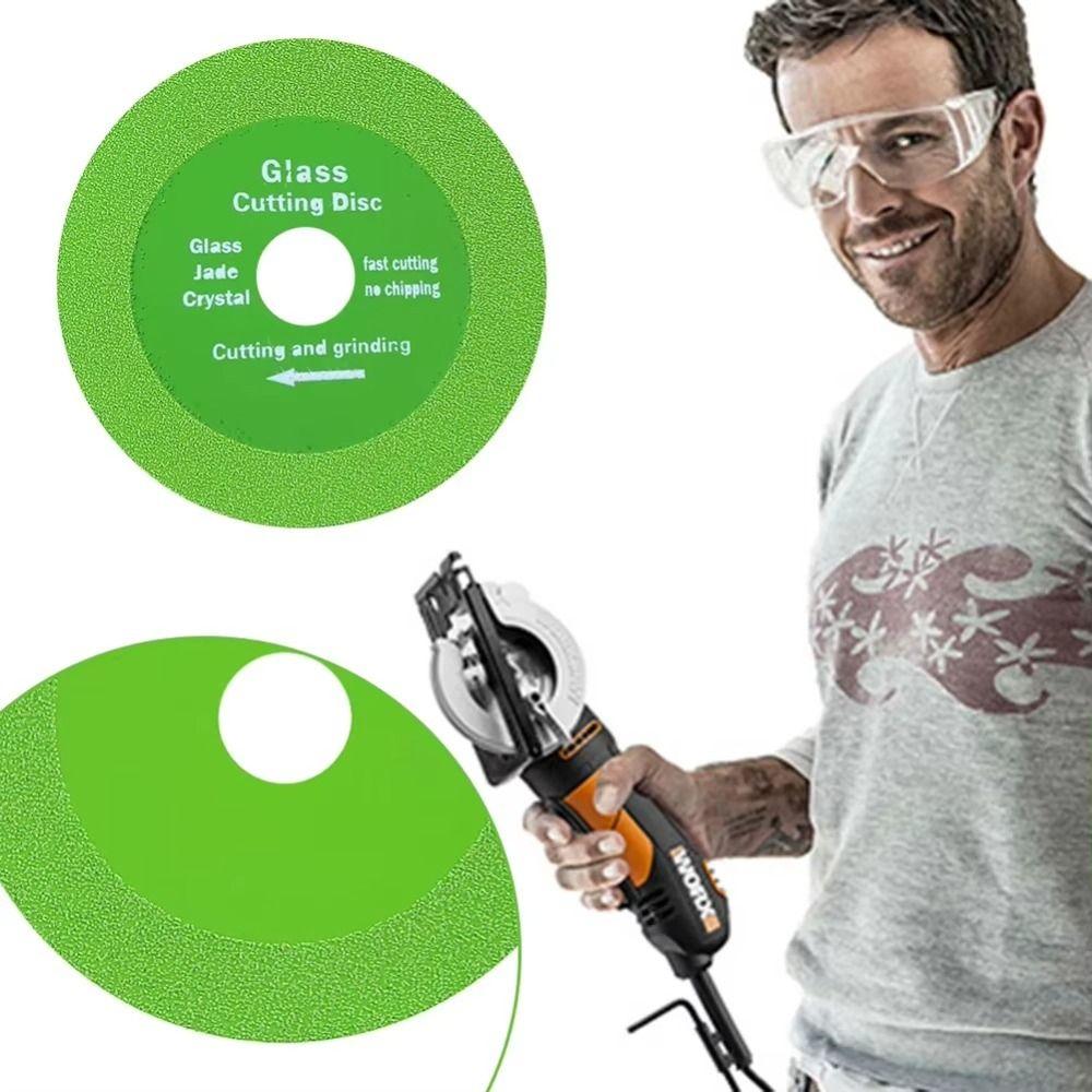 New 100X20X15mm Glass Cutting Disc 115X15X22.23mm Green Diamond Saw High Hardness Angle Grinder Ceramic Tile Jade