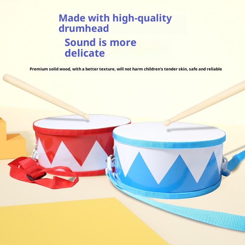 Drum Wood Kids Early Educational Musical Instrument For Children Baby Toys Beat Instrument Hand Drum