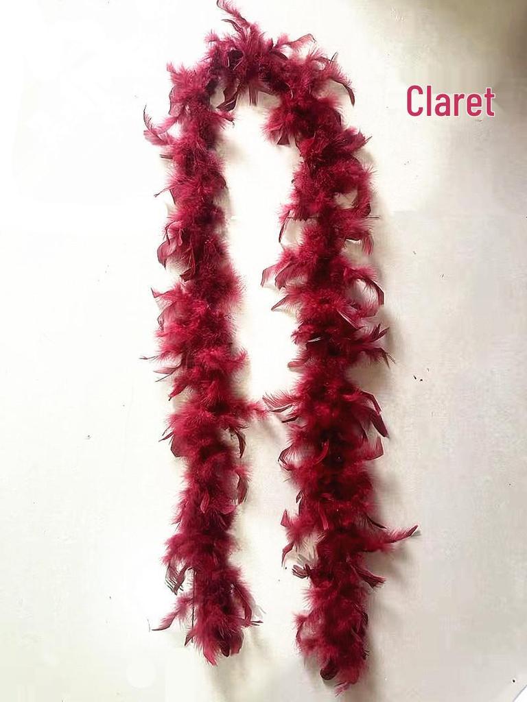 40g Fire Feather Turkey Boa, 2m - Party & Festival Scarf Decoration