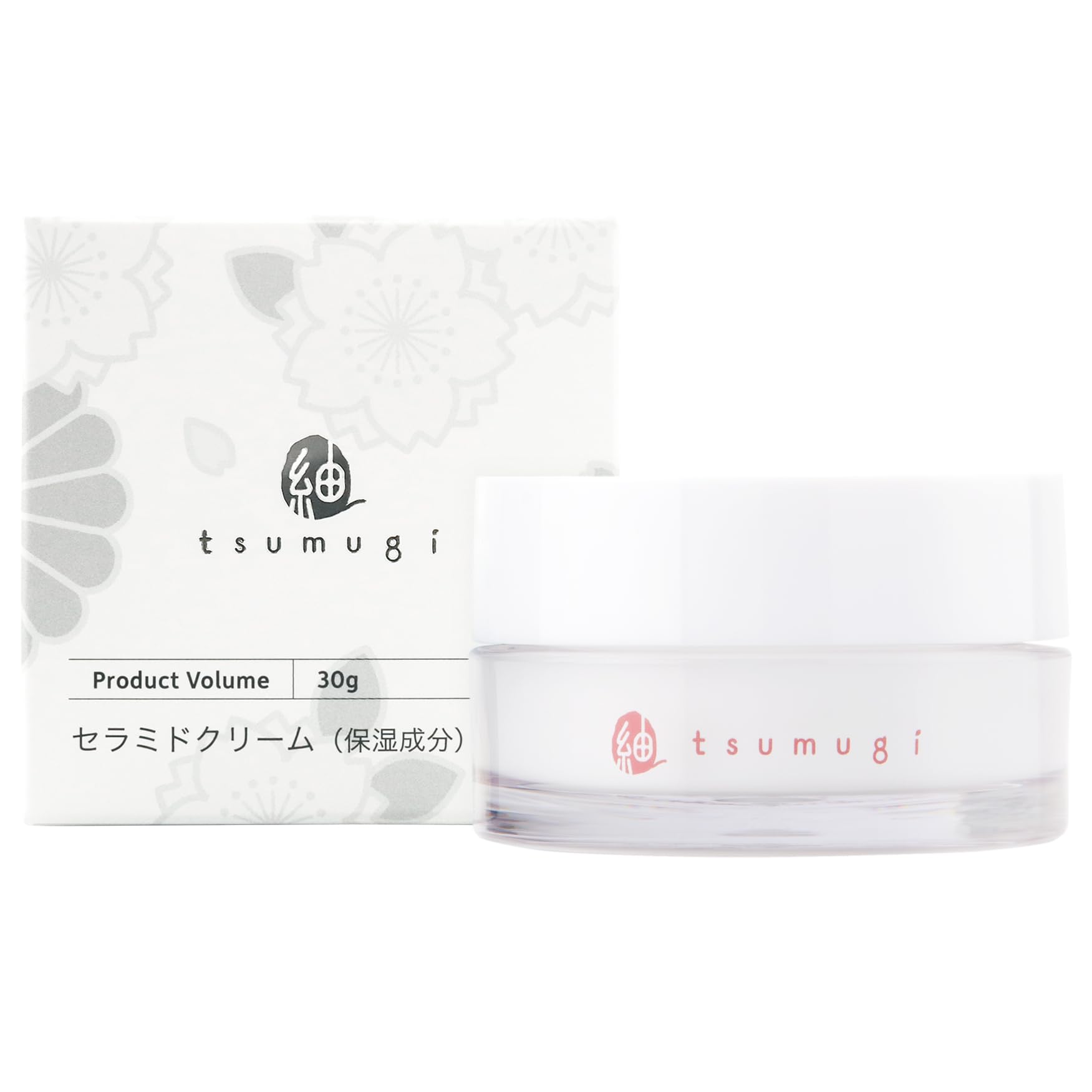

Tsumugi Labo Human Ceramide Soaking Cream for Sensitive Nighttime Care Cream, Face, 30g, Moisturizing, Skin, Additive-Free, Exfoliating,