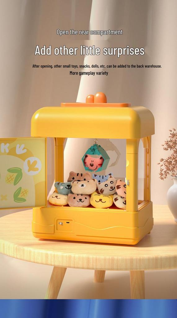 Cartoon Claw Machine Toy: Cute Companionship and Fun Game for Kids