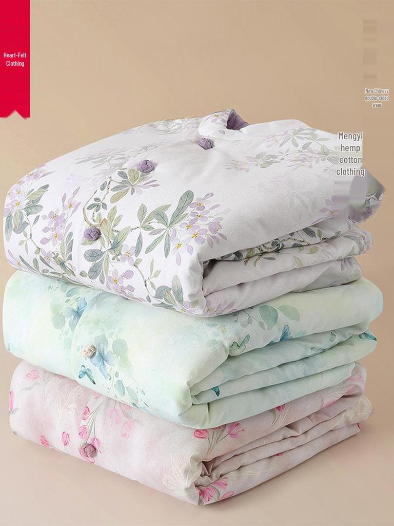 Women's Chinese Retro Style Frog Button Warm Cotton Jacket, Autumn/Winter 2025 Edition