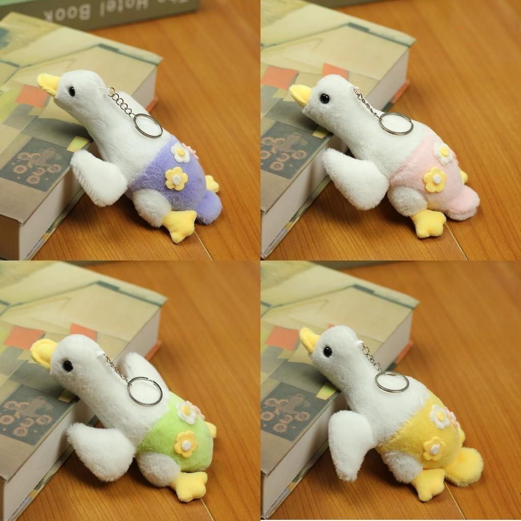 Cute Goose Plush Keychain Ultra Soft Pp Cotton Stuffed Animal Toy 15cm