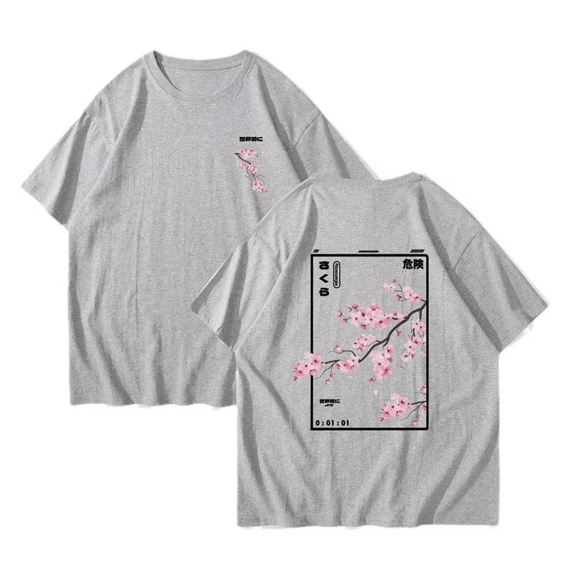 2025 Summer Japanese Cartoon Harajuku T-shirt Printed Street Short Sleeved Sports T-shirt All-purpose T-shirt for Women and Men