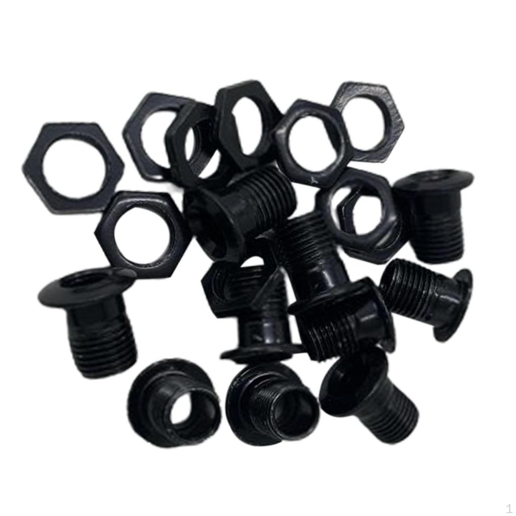 10 Pieces Air Vent for Drums Drum Strainer 1/2" Parts Tom Snare Gear Hardware Part