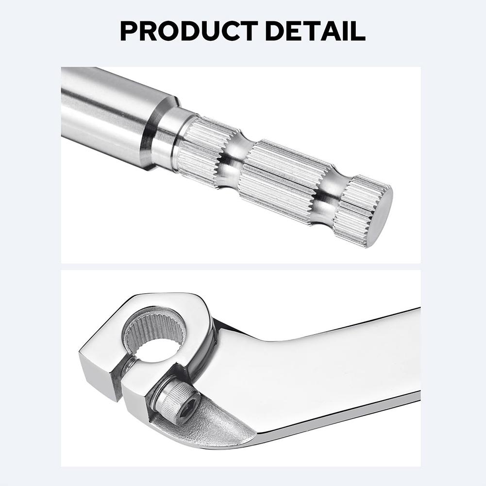 Inner Shifter Lever Shaft Kit, Stainless Steel Inner Shift Rod Lever Fit for Touring Glide China Mainland