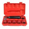 Comprehensive 9pcs Wheel Studs Cleaner Set Wheel Hub Studs Cleaning Tool Set Pneumatic Tool Accessory Metal Tool for Car