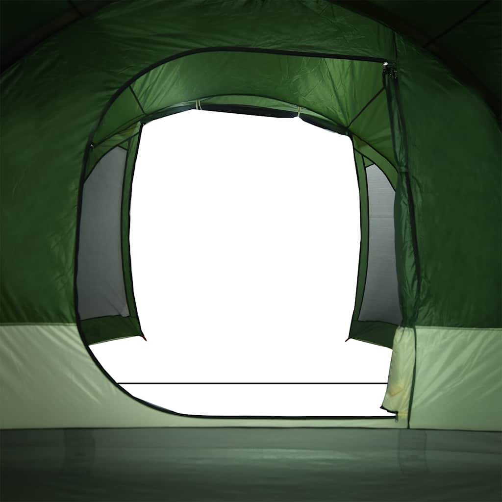 Family Tent for 6 People Green Waterproof