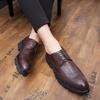 Herren formelle Lederschuhe Modischer Gentleman Designstil Outdoor Freizeit Geschäftsparty Herren Hochzeitskleid Schwarze Schuhe