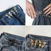 2pcs Nail-free Waist Buckle Butterfly Waist Closing Artifact Adjustable Snap Button Detachable Clothing Pant Jean Sewing