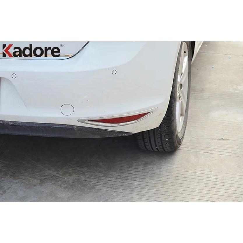 Rear Fog Light Lamp Cover Trim For Volkswagen VW Golf 7 MK7 2014-2016 2017 2018 Chrome Car Accessories Tail Foglight Bezel Trims
