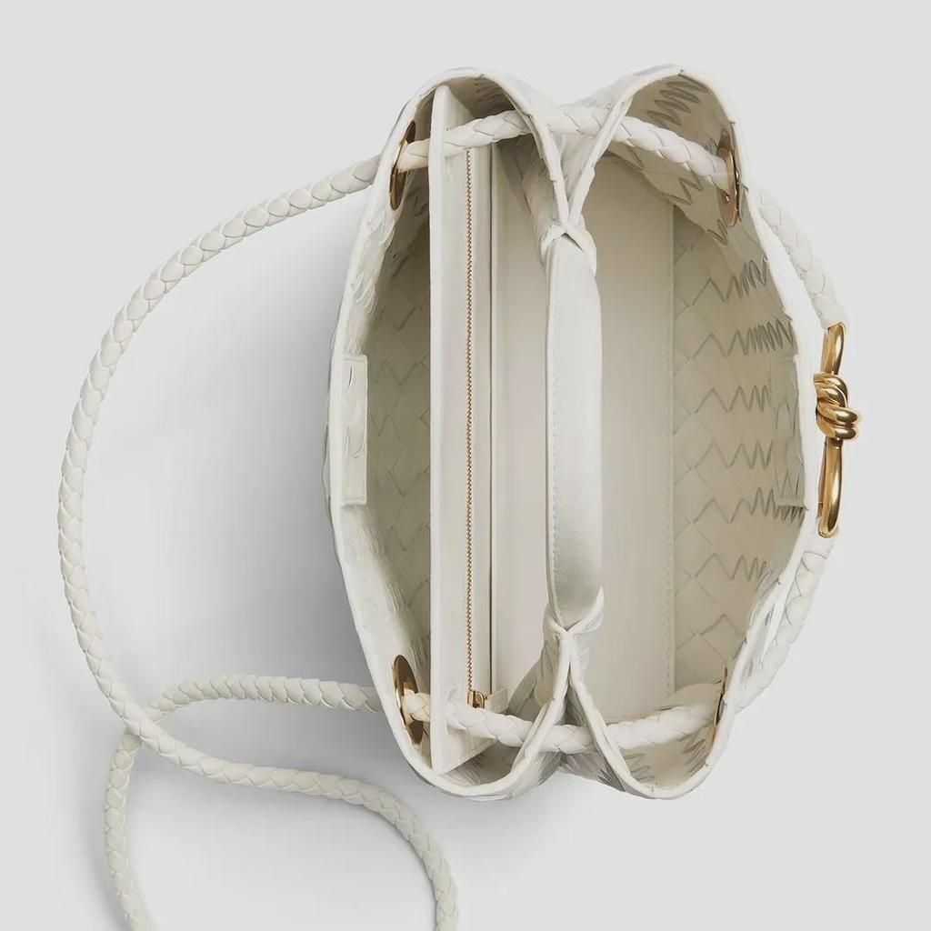 Spring 2023 Retro Braided Metal Rope Tote - Women's Single Shoulder Handbag