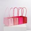 Rectangle Portable Flower Box Trapezoid Hand Paper Bag New Flower Gift Box  Valentine's Day