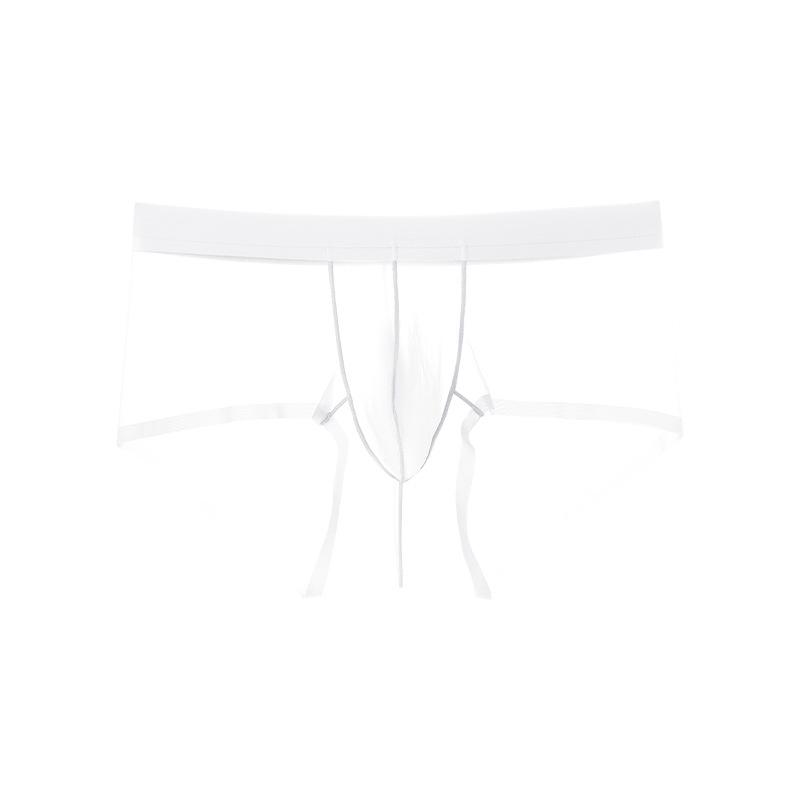 Men's Summer Ice Silk Ultra-Thin Seamless Breathable Boxer Briefs