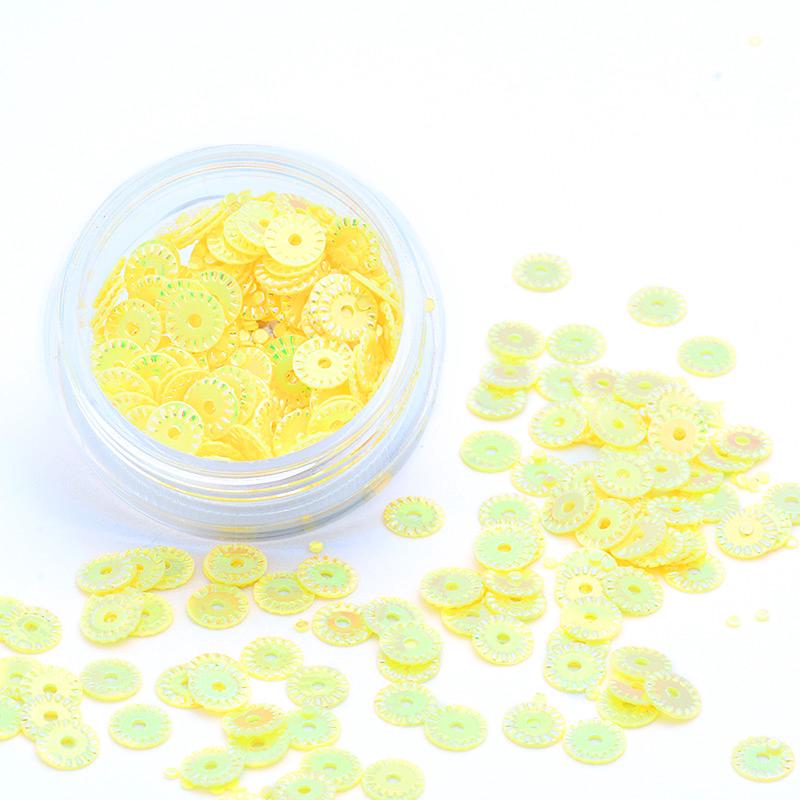 Красочные круглые пайетки с голографическими блестками, хлопья, блестящая пудра, сделай сам, маникюрный декор, дизайн ногтей