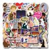 Anastasia Cartoon Anna Tasia Stickers: 55 Waterproof Decorative Stickers for Stationery, Water Cups, and Computers.